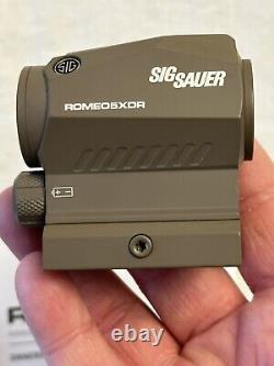 Sig Sauer ROMEO5 XDR OPMOD RED DOT SIGHT In Flat Dark Earth (FDE)