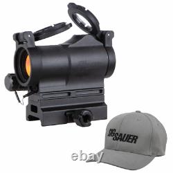 Sig Sauer ROMEO7S Compact Red Dot Sight 1X22mm with Sig Sauer Free Hat Bundle