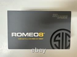 Sig Sauer ROMEO8T Red Dot Sight 1x38mm FDE (SOR81003) Lifetime infinite Warranty