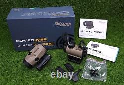 Sig Sauer ROMEO-MSR Combo 1x20mm Red Dot & Micro 3X Magnifier, FDE SORJ72011