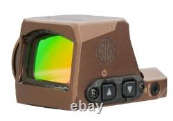 Sig Sauer ROMEO-X Compact 2 MOA Dot/32 MOA Red Dot Circle, FDE SORX1202
