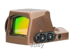 Sig Sauer ROMEO-X Pro 24mm 2 MOA/32 MOA Reticle Red Dot Sight, FDE SORX1002