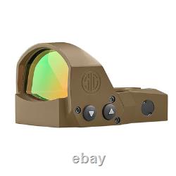 Sig Sauer Romeo1PRO Red Dot Sight 1x30mm 6 MOA Flat Dark Earth (FDE) SOR1P103 Sig Sauer Romeo1PRO Red Dot Sight 1x30mm 6 MOA Flat Dark Earth (FDE) SOR1P103