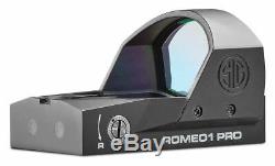 Sig Sauer Romeo1Pro 1x30mm Red Dot Sight, 3 MOA Dot Reticle, Aircraft SOR1P100