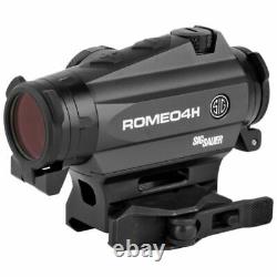 Sig Sauer Romeo4H Compact Red-Dot Sight Circle Plex Reticle, Graphite SOR43012