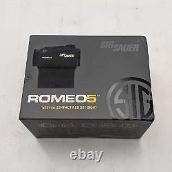 Sig Sauer Romeo5 1x20mm Compact Red Dot Sight Black SOR52001