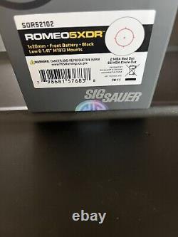 Sig Sauer Romeo5 XDR Compact Red Dot Sight 1x20mm 2 MOA SOR52102