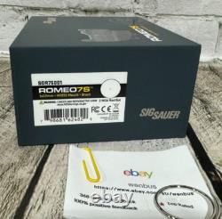 Sig Sauer Romeo7s Compact Red Dot Sight 2MOA SOR75001 Brand New