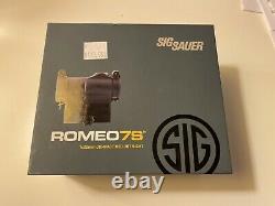 Sig Sauer Romeo 7s Red dot reticle rifle sight 1x22mm m1913 Mount Black