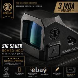 Sig Sauer Romeo MDC 3 MOA Red Dot Optic P365 RMSc SORMDC30