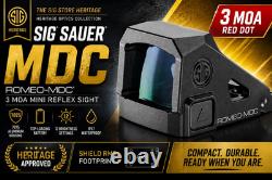 Sig Sauer Romeo MDC 3 MOA Red Dot Optic P365 RMSc SORMDC30