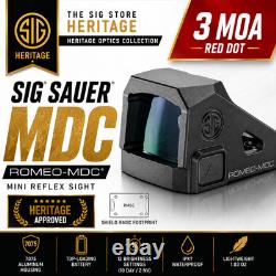 Sig Sauer Romeo MDC 3 MOA Red Dot Optic P365 RMSc SORMDC30