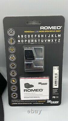 Sig Sauer Romeo Zero ELITE Reflex Sight Red Dot P365XL P365 XL SOR01000 Optic 0