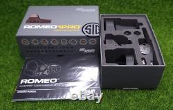 Sig Sauer SOR1P101 ROMEO1PRO 1x30mm 6 MOA Reflex Red Dot Sight with Shroud, Black