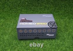 Sig Sauer SOR1P101 ROMEO1PRO 1x30mm 6 MOA Reflex Red Dot Sight with Shroud, Black