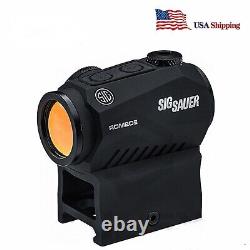 Sig Sauer SOR52001 Romeo5 1x20mm Compact 2 Moa Red Dot Sight Shake Awake Compact