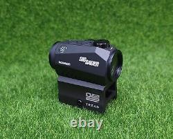 Sig Sauer #SOR52010 ROMEO5 Compact Red Dot Sight 1x20mm 2 MOA Dot Reticle OB