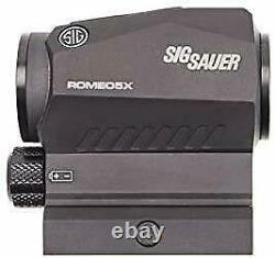 Sig Sauer SOR52101 Romeo5 1x20mm 2 MOA Compact Red Dot Sight with Picatinny Mount