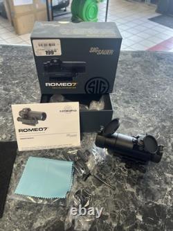 Sig Sauer #SOR71001 ROMEO7 1x30mm Red Dot Sight with 2 MOA Dot Reticle