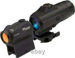 Sig Sauer SORJ53101 Romeo5 Red Dot Sight & Juliet3 3x Magnifier Combo Kit