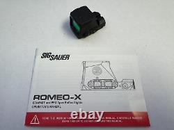 Sig Sauer SORX1231 ROMEO-X Compact, Open, 3 MOA Reflex Red Dot Sight-Only SIGHT