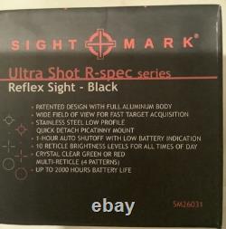 Sightmark Ultra Shot R-Spec Reflex Sight Green/Red 4 Reticle Patterns SM26031