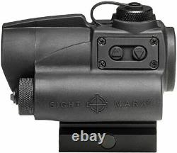 Sightmark Wolverine 1x23 CSR Red Dot Sight 4 MOA Dot Reticle Matte Black