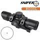 Sniper Compact Red Dot Sight Scope Style 35mm Tube Picatinny Mount + Flip Up Cap