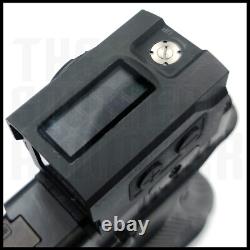 Solar Powered Enclosed Red Dot Optic Sight For Acro Mps Footprint Shake Awake