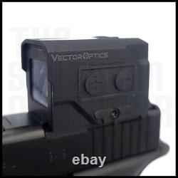 Solar Powered Enclosed Red Dot Optic Sight For Acro Mps Footprint Shake Awake