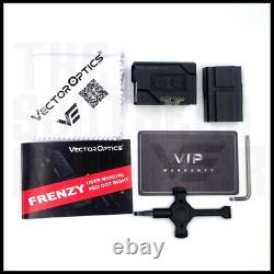 Solar Powered Enclosed Red Dot Optic Sight For Acro Mps Footprint Shake Awake