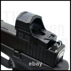 Solar Powered Red Dot OPTIC with SHAKE AWAKE BATTERY SIDE LOAD RMR FOOTPRINT