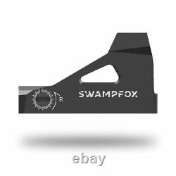 SwampFox Optics Justice 1x27 3 MOA MICRO REFLEX WCover For RMR PATTERN CUT Slide