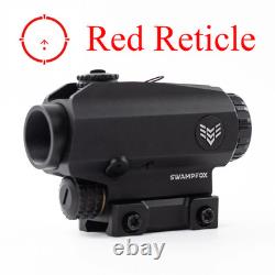 Swampfox Blade Red/Green Reticle 1x25 Optic Height Over Bore IR BRC Reticle