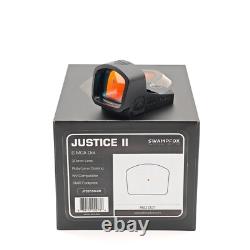 Swampfox Justice II 1x30mm6MOA 4 Reticle Red Green Dot Optic Sight RMR footprint