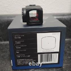 Swampfox Kraken 3MOA Closed Emitter Red Dot Sight RMR and MOS Enclosed Emitter