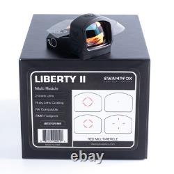 Swampfox Liberty 2 II Red / Green Dot Red Multi Reticle 1x24mm 3 MOA For RMR Cut