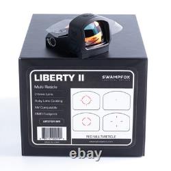Swampfox Liberty II 1x24mm Red Multi Reticl/Green Dot Sight 3 MOA For RMR Swampfox Liberty II 1x24mm Red Multi Reticl/Green Dot Sight 3 MOA For RMR