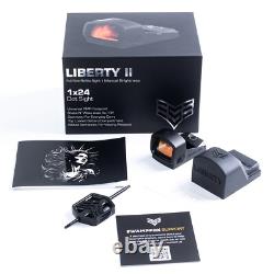 Swampfox Liberty II Full Size 1x24 3MOA Red Dot Sight