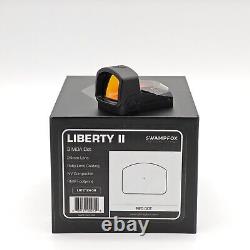 Swampfox Liberty II Full Size 1x24 Reflex Sight Multi-Reticle Sight RMR footprin