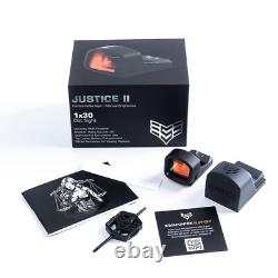 Swampfox Optics Justice II 1x30 Multi Reticle Red Dot Sight JTC2130-MR