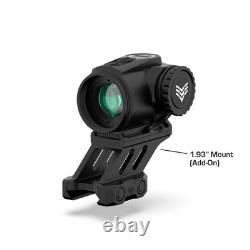 Swampfox Raider 1X20 Micro Prism Sight Green Red 6 MOA Dot / BRC Reticle T2