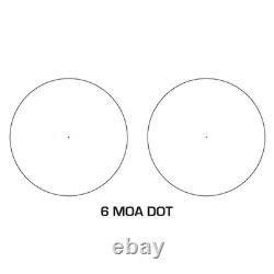 Swampfox Raider 1X20 Micro Prism Sight Green Red 6 MOA Dot / BRC Reticle T2