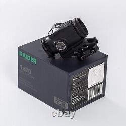 Swampfox Raider Micro Prism 1X20mm 6 MOA Red\Green Dot Sight with Mount