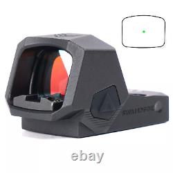 Swampfox Sentinel II 2 1x20mm 3MOA Green Dot RMSc Footprint Back Up Sight