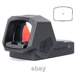 Swampfox Sentinel II 2 1x20mm 3MOA Green Dot RMSc Footprint Back Up Sight