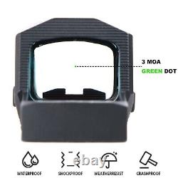 Swampfox Sentinel II 2 1x20mm 3MOA Green Dot RMSc Footprint Back Up Sight