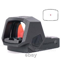 Swampfox Sentinel II 2 1x20mm 3MOA Red Dot RMSc Footprint Back Up Sight