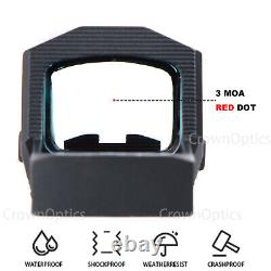 Swampfox Sentinel II 2 1x20mm 3MOA Red Dot RMSc Footprint Back Up Sight