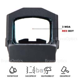 Swampfox Sentinel II 2 1x20mm 3MOA Red Dot RMSc Footprint Back Up Sight